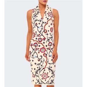 Alice + Olivia Embroidered Floral Dress Size 2